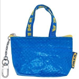 IKEA KNOLIG purse AirPod air pod case wallet blue